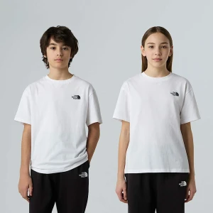 The North Face Młodzieżowy T-shirt Oversize Essential Tnf White Rozmiar XS male