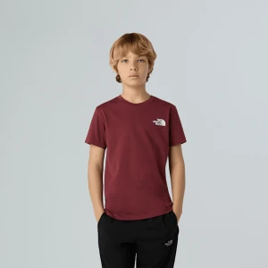 The North Face Młodzieżowy T-shirt Simple Dome Sumac Rozmiar L male