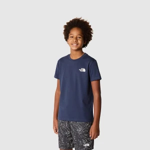 The North Face Młodzieżowy T-shirt Simple Dome Summit Navy Rozmiar L male