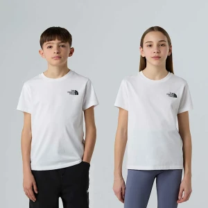 The North Face Młodzieżowy T-shirt Simple Dome Tnf White Rozmiar XS male