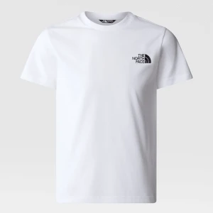 The North Face Młodzieżowy T-shirt Simple Dome Tnf White Rozmiar XS male