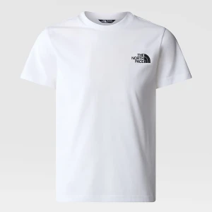 The North Face Młodzieżowy T-shirt Simple Dome Tnf White Rozmiar XS male