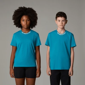 The North Face Młodzieżowy T-shirt Zumu Digital Steel Rozmiar XS male