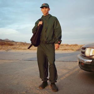 The North Face Pakowalna Wiatroodporna Kurtka Z Kapturem Unisex Redbox Hunter Green Rozmiar M male