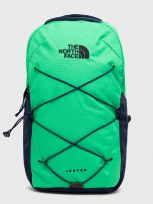 The North Face plecak kolor zielony duży gładki NF0A3VXFSOG1