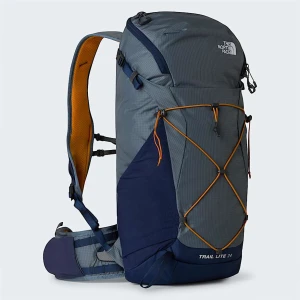 The North Face Plecak Trail Lite 24 Litry Granite Grey-summit Navy-dust Orange Rozmiar S/M male