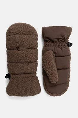 The North Face rękawiczki Cragmont Fleece Mitt damskie kolor brązowy NF0A7WKT1OI1