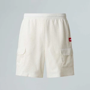The North Face Siatkowe Szorty Utility Unisex Red Box White Dune Rozmiar male