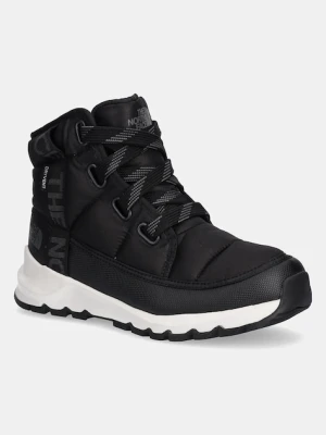 The North Face śniegowce dziecięce Thermoball Lace Up kolor czarny NF0A817WKT01