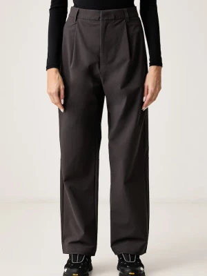 The North Face spodnie damskie Tech Woven szary