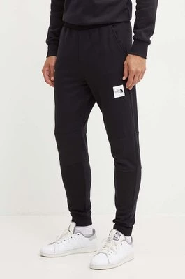 The North Face spodnie dresowe bawełniane Fine Pant kolor czarny z nadrukiem NF0A8A6NJK31