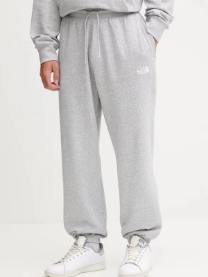 The North Face spodnie dresowe Essential Relaxed męskie kolor szary melanżowe NF0A8C1FDYX1