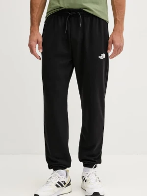 The North Face spodnie dresowe Simple Dome męskie kolor czarny z nadrukiem NF0A8C41JK31