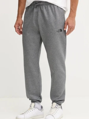 The North Face spodnie dresowe Simple Dome męskie kolor szary z nadrukiem NF0A8C1WDYY1