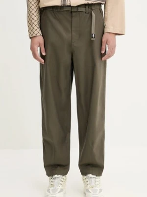 The North Face spodnie Woven męskie kolor zielony NF0A8AGW21L1