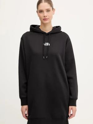 The North Face sukienka Essential Relaxed kolor czarny mini oversize NF0A8EEEJK31
