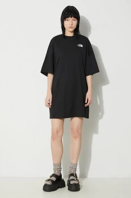 The North Face sukienka W S/S Essential Oversize Tee Dress kolor czarny mini oversize NF0A87NFJK31