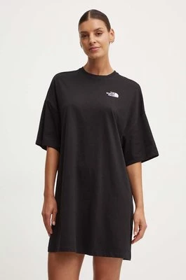 The North Face sukienka W S/S Essential Oversize Tee Dress kolor czarny mini oversize NF0A87NFJK31