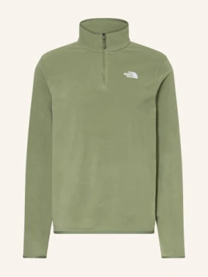 The North Face Sweter Typu Troyer Z Polaru Glacier gruen