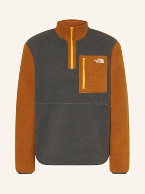 The North Face Sweter Typu Troyer Z Polaru Yumiori braun