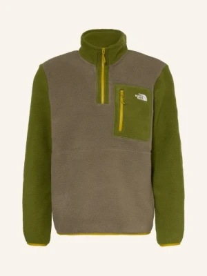 The North Face Sweter Typu Troyer Z Polaru Yumiori gruen