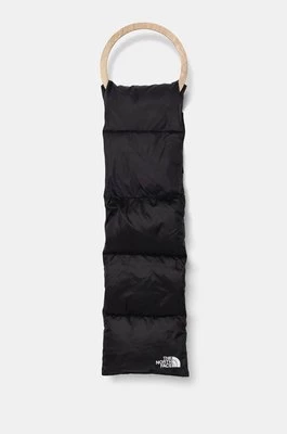 The North Face szalik puchowy Nuptse Scarf kolor czarny gładki NF0A8A39KX71