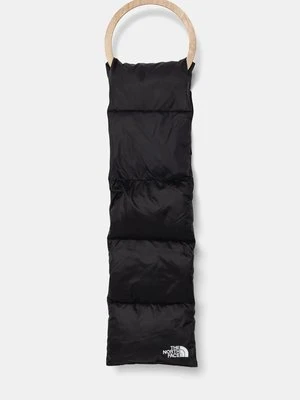 The North Face szalik puchowy Nuptse Scarf kolor czarny gładki NF0A8A39KX71