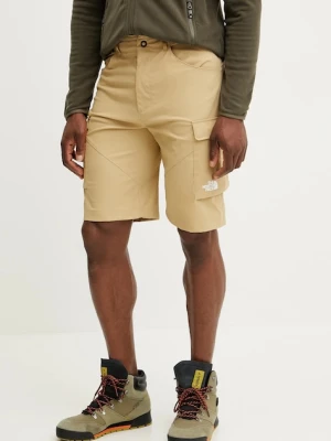 The North Face szorty outdoorowe Exploration męskie kolor zielony NF0A8BGGLK51