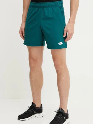 The North Face szorty sportowe 24 / 7 zielony