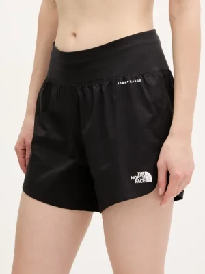 The North Face szorty sportowe Sunriser damskie kolor czarny gładkie high waist NF0A8BC1JK31
