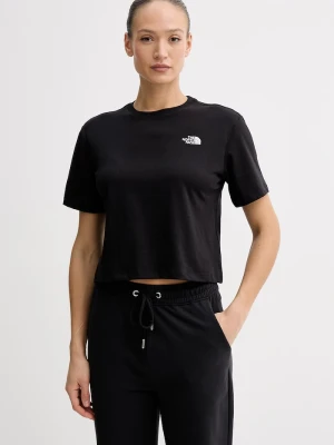 The North Face t-shirt basic damski bawełniany Evolution Simple Dome czarny