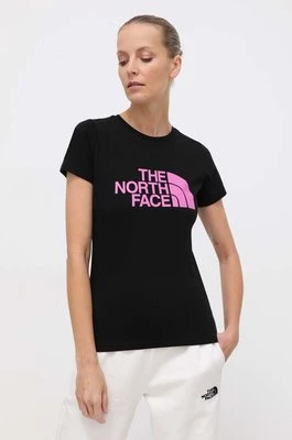 The North Face t-shirt bawełniany damski kolor czarny NF0A87N6YES1