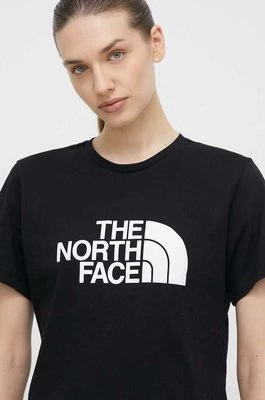 The North Face t-shirt bawełniany damski kolor czarny NF0A87NAJK31