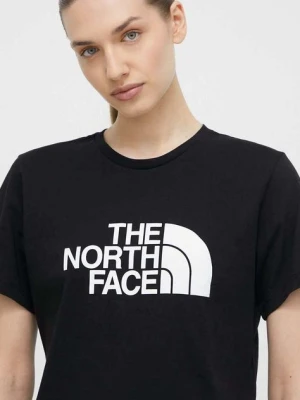 The North Face t-shirt bawełniany damski kolor czarny NF0A87NAJK31