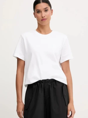 The North Face t-shirt bawełniany Dome Relaxed damski kolor biały NF0A8DZ2FN41