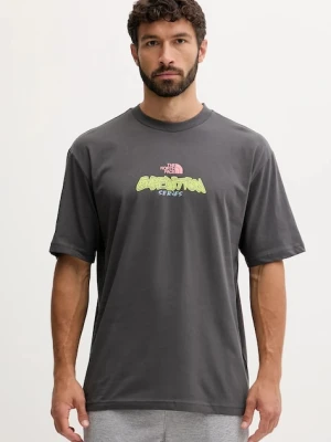 The North Face t-shirt bawełniany Expedition Celebration męski kolor szary wzorzysty NF0A8E3CRHI1