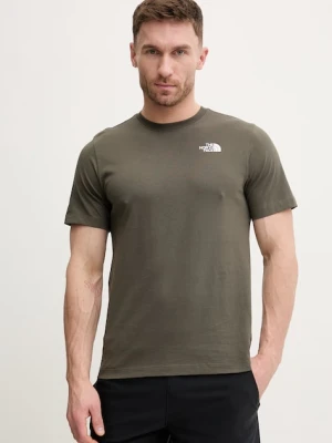 The North Face t-shirt bawełniany GRAPHIC zielony