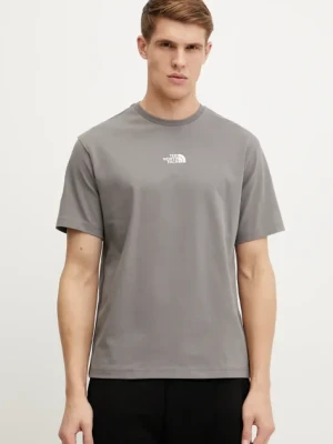 The North Face t-shirt bawełniany Heritage Graphic Relaxed męski kolor szary z nadrukiem NF0A8C3Q0UZ1