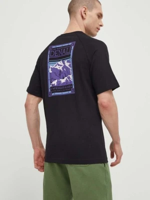 The North Face t-shirt bawełniany męski kolor czarny z nadrukiem NF0A87NUJK31