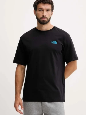 The North Face t-shirt bawełniany męski kolor czarny z nadrukiem NF0A8E4EJK31