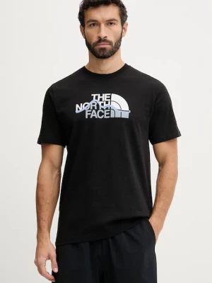 The North Face t-shirt bawełniany MOUNTAIN czarny