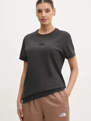 The North Face t-shirt bawełniany Nature Relaxed damski kolor czarny NF0A8BVWJK31