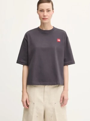 The North Face t-shirt bawełniany Redbox damski kolor szary NF0A8EG60SA1
