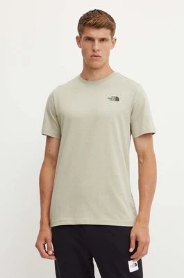 The North Face t-shirt bawełniany Redbox Tee Infill 2 męski kolor szary z nadrukiem NF0A8A3R9IT1