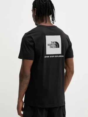 The North Face t-shirt bawełniany Reflective Box męski kolor czarny z nadrukiem NF0A8C4VU1H1