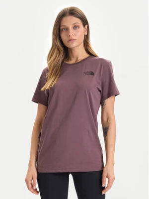 The North Face T-Shirt Box Nse Edge Of Light NF0A8E3J Brązowy Relaxed Fit