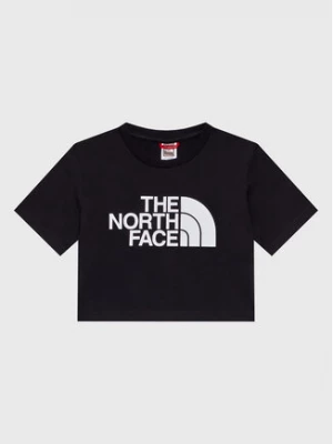 The North Face T-Shirt Crop Easy NF0A83EU Czarny Regular Fit
