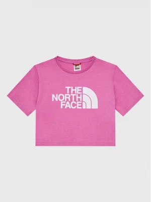 The North Face T-Shirt Crop Easy NF0A83EU Różowy Regular Fit