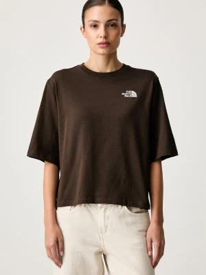 The North Face T-shirt damski bawełniany Hike Picnic brązowy