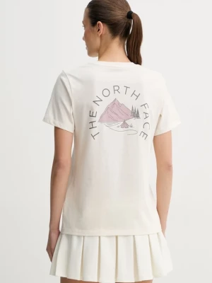 The North Face t-shirt damski bawełniany MONTE